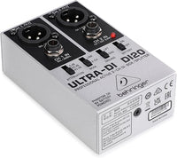 Behringer DI20 Divisor/Caja DI De 2 Canales, Activa, Profesional