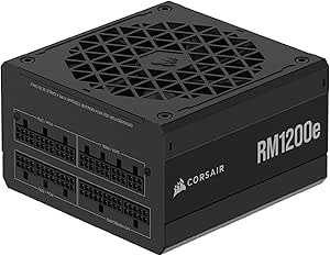 CORSAIR RM1200e (2023) Volledig modulaire ATX voeding met Lage Ruis – Zwart
