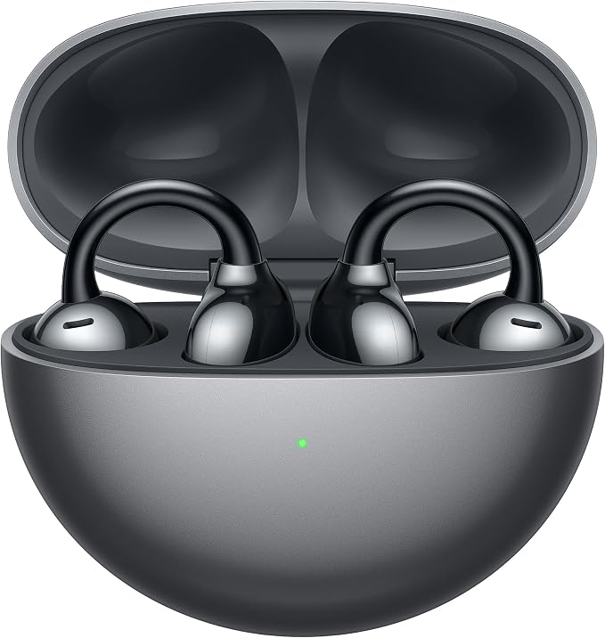 HUAWEI FreeClip Auriculares Inalámbricos Bluetooth, Open-Ear, Negro