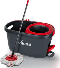 Vileda Turbo Set de Fregona con Cubo, Escurridor de Pedal y Microfibra