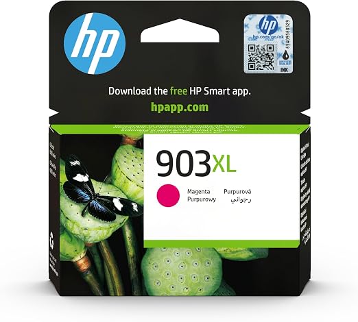 HP 903XL T6M07AE, Magenta, Cartucho de Tinta de Alta Capacidad Original, compatible con impresoras de inyección de tinta HP OfficeJet 6950, 6951, OfficeJet Pro 6960; 6970