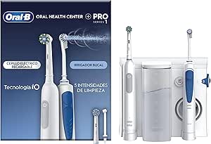 Braun Pro-1 + Irrigador Oxyjet - Cepillo Eléctrico + Irrigador Blanco Y Azul