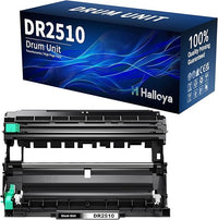 Halloya DR2510 Tambor Compatible para Brother DR-2510 para Brother HL-L2400DW HL-L2445DW DCP-L2660DW DCP-2620DW DCP-L2627DWE MFC-L2800DW MFC-2835DW MFC-L2860DW MFC-L2827DWXL MFC-L2827DW MFC-L2827DWE