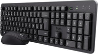 Trust Ymo II Pack Teclado y Ratón Inalámbrico QWERTY Español, Negro