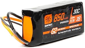 11,1 V 850 mAh 3S 30C Smart G2 Batterie LiPo : IC2