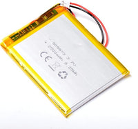 AFTERTECH 505573 2500 mAh 2,5 Ah 73 x 55 x 5 mm Celda polímero de Litio lipo 3,7 V 3,7 V Recargable con BMS y Conector JST PHR 02 M4D1