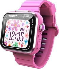 VTech KidiZoom Smart Watch Max, reloj para niños con juegos, cámara dual para fotos y selfies, 8 juegos, podómetro, pantalla a color, efectos divertidos y más, para bebés a partir de 4, 5, 6, 7 años,