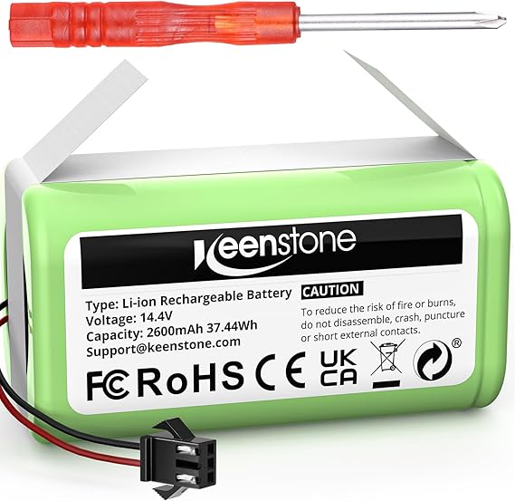 2600mAh Batería de Respuesto para Conga Excellence 1090 990 950 1790, Ecovacs Deebot N79 N79S DN622 RoboVac 11 11S 30 35C y IKOHS Netbot S14 S15