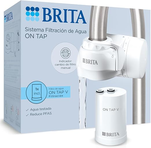 BRITA ON TAP sistema filtro agua grifo de cocina, 1x filtro V (600L)