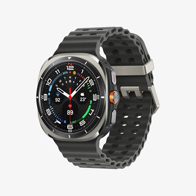 Samsung Galaxy Watch Ultra 2025 47mm - Smartwatch LTE con IA, Titanio, Botón Personalizable, Control de Salud, Plata Titanio (Versión española)