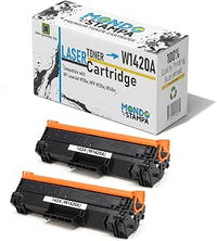 Mondo Stampa - W1420A CON CHIP (950 páginas) Compatible Tóner Reemplazo para HP 142A para Laserjet M140W, M110W,m1410W (KIT/2 tóner)