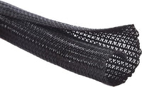 Alex Tech 13mm-3.1m Manguito de Cable Auto-Cierre Recoge Cables Cubre Cables Organizador Cables Funda Cables para Computadora PC Automotriz - Negro