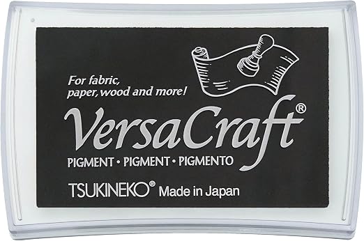 Tsukineko VK000182 - Almohadilla para sellos, negro