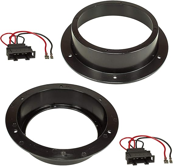 Sound way - Soportes adaptadores Anillos de Altavoz 165 mm Compatible con Skoda Seat Volkswagen Audi