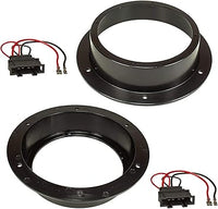 Sound way - Soportes adaptadores Anillos de Altavoz 165 mm Compatible con Skoda Seat Volkswagen Audi