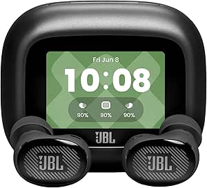 JBL Live Buds 4, Auriculares True Inalámbrico con Cancelación de Ruido, Negro