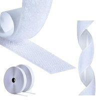 AiQInu Klettband Selbstklebend,5M Klettverschluss Extra Stark Doppelseitig Klebende,20mm Breit Selbstklebendes Klebepad Enthält Flauschband und Hakenband Kann für Haushalt,DIY und Handgefertigt