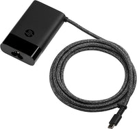 HP Cargador para Portátil USB-C de 65 W, Compatible con portátiles HP OmniBook y Otros Dispositivos con Puerto USB Type-C, Carga Rápida, Compacto, Negro