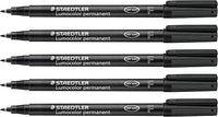 STAEDTLER Lumocolor 318 Rotulador permanente – negro, individual, 0,6 mm