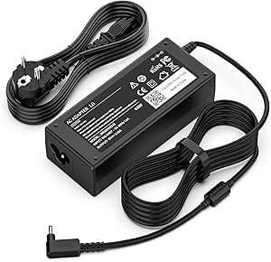 Shefor 65W 3.0mm×1.1mm Cargador Portatil Compatible con Acer Aspire 1 3 5 A515 A315, Spin 1 3 5, Swift 1 3, Chromebook C738T C910 A13-045N2A A11-065N1A PA-1450-26 N20C5 N15Q8 N15Q9 N16P1 Adaptador