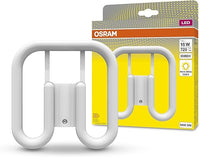 OSRAM DULUX LED SQ16 EM, GR8, 7W, 720 lm, 3500K, luz blanco cálido, reemplazo LED de fluorescentes compactos convencionales, casquillo enchufable GR8 2 pines, larga vida, sin tiempo calentamiento