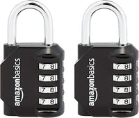 Amazon Basics AB-PL111 Vorhängeschloss, schwarz