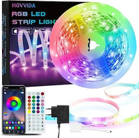 HOVVIDA Tira LED 5m, RGB Luces LED 5m, 150 LED, LED 5m, 30 LED/Metro