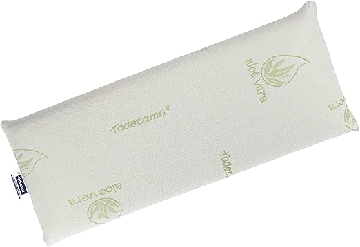 Todocama - Almohada viscoelástica, núcleo Compacto. Doble Funda con Cremallera. Tejido Aloe Vera Plus. Termorregulable adaptabilidad al Cuello. (67 cm)