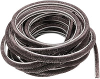 sourcing map Ventana Puerta Burlete Cepillo Sello PVC Tira 5mm x 6mm x 18 Pies Gris