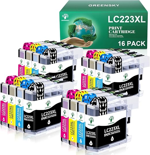 GREENSKY LC223 Cartuchos compatibles con Brother LC223