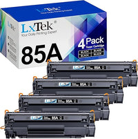 LxTek CE285A 85A Tóner Compatible para HP 85A Tóner CE285A para HP LaserJet P1102W P1102W Tóner P1102 M1212NF M1132MFP M1217NFW M1212 M1132 M1210 M1210MFP P1109 (4 Negro)