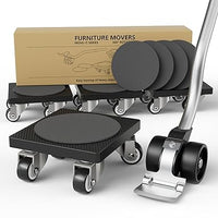 ONEON Kit Elevadores de Muebles & Transportador Muebles - Ruedas Suaves de 1.25