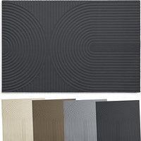 Zenacasa - Felpudo Entrada Casa Exterior e Interior 50x80 cm - Antideslizante, Absorbente y Lavable a Máquina - Felpudos Oeko-Tex Certificados - Antracita