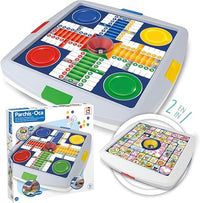 Chicos - Parchis und Oca Spiele Automatisches | 2-in-1-Brettspiele | Oca und Ludo Spielset | Familienbrettspiele (64001)