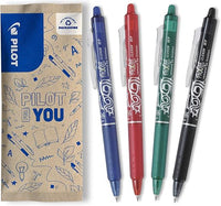 PILOT - 4 FriXion Ball Clicker - Bolígrafo Borrable Retráctil