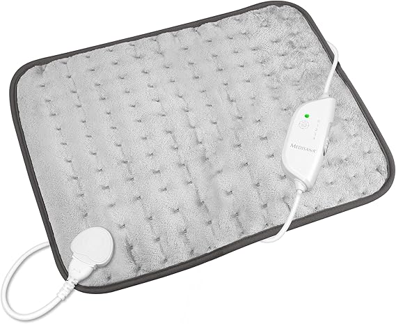 medisana HP 650 almohadilla térmica, manta electrica para espalda, zona lumbar y cuello, 4 niveles de temperatura y protección contra sobrecalentamiento, esterilla eléctrica con apagado automático