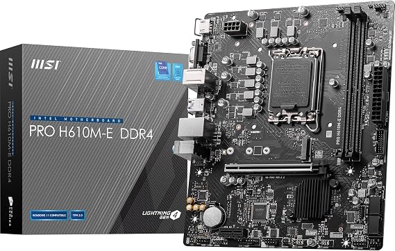 PRO H610M-E DDR4