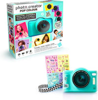 Canal Toys - Photo Creator - Appareil Photo Pop Numérique Turquoise pour Enfants De 8 Ans Et Plus - Selfie Et Caméra Vidéo avec Filtres Amusants - Idée Cadeau Tendance À Emporter Partout - CLK 043