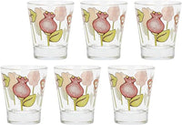 THUN - Juego de seis tazas de colores Happy Country