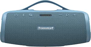 Tronsmart Mirtune S100 Altavoz portátil bluetooth, 50 W, bajos impactantes y agudos brillantes, mango retráctil, 20 horas de reproducción, IPX7 impermeable, ecualizador personalizado, sofá
