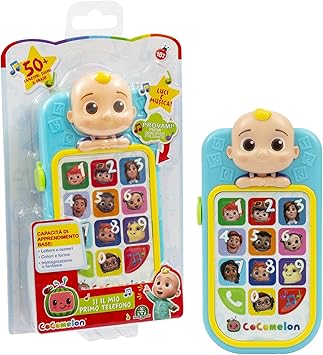 Giochi Preziosi- Cocomelon Primer teléfono móvil, Multicolor, Small (CCM06201)