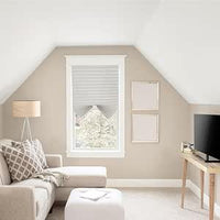 BLINDECOR | Tenda plissettata velcrata sin trapano, pieghevole, TR Basic 30, grigio, 60 x 190, pieghevole, traslucida para finestre