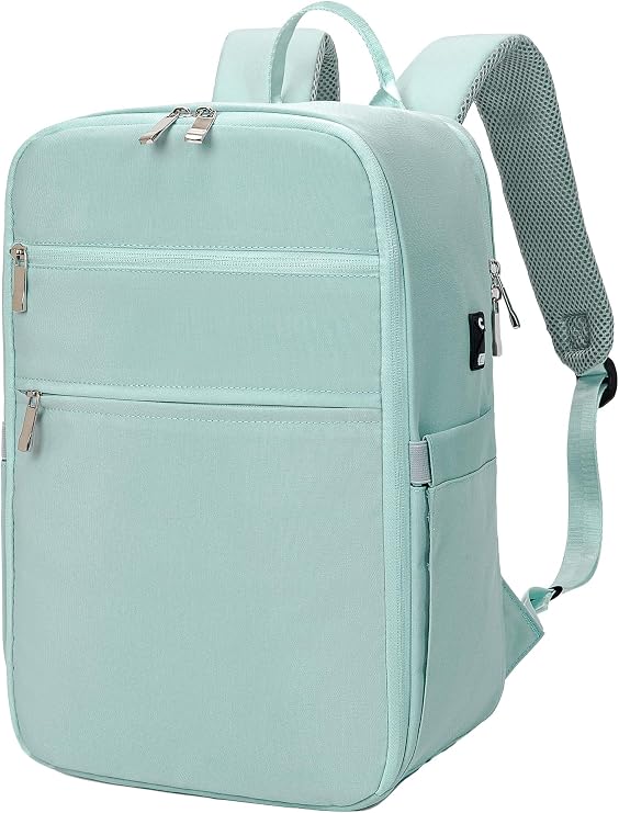 RuoSien Mochila Viaje Cabina Avion 40x30x20,Mochila Cabina Maleta de Cabina Bolsa de Viaje Aplicar para Mochila Ryanair 40x30x20 con Orificio de Carga USB y Bolsillo Antirrobo