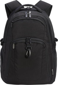 Amazon Basics Mochila de viaje para portátil de 17 in / 43.1 cm, Negro