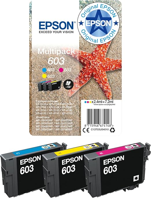 Epson 603 cartucho multipack (3 colores)