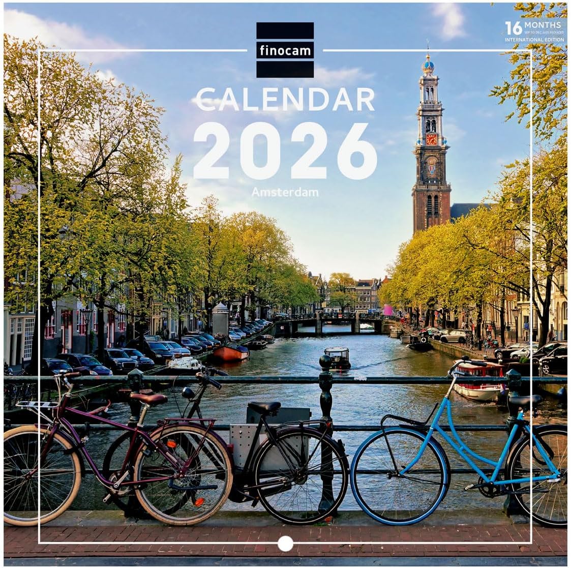 Finocam - Calendario de pared 2026 30x30 cm Mes Vista Enero - Diciembre 2026 + Sep.- Dic. 2025 (4 meses) reducidos | Calendario 2026 | Imágenes Naturaleza - Catalán