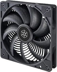 SilverStone Technology Air Penetrator 184i Pro, Ventilador canalizador de Aire Mejorado de 180mm con Control PWM, SST-AP184i-PRO
