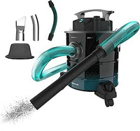 Cecotec Aspirador de Cenizas de 20L Conga Ash 5000 Free. 1200W, Poder de Succión 18kPa, Tubo con Recubrimiento Metálico, Boquilla de 38mm, Fácil Transporte Gracias a Sus Ruedas y Asa