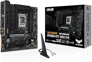 Asus Tuf Gaming B760M-Btf Wifi D4 - Motherboard - Micro Atx - Lga1700-Sockel - B760 Chipsatz - Usb 3,2 Gen 1, Usb 3,2 Gen 2, UsB-C 3,2 Gen2, UsB-C 3,