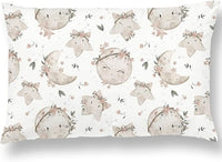 Taie d'oreiller para Enfant de Taille 33x45 en Coton Oeko-TEX - Funda Coussin Douce y Confortable - Taie Oreiller Enfant - Idéal para la Chambre du Tout-Petit - Adapté para coussin enfant maternelle